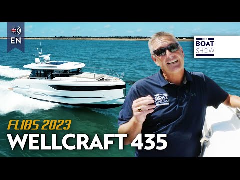 WELLCRAFT 435 seen at FLIBS 2023 - The Boat Show