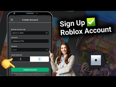 How to Sign Up to Roblox on phone - create a new Roblox Account Sign Up 2024