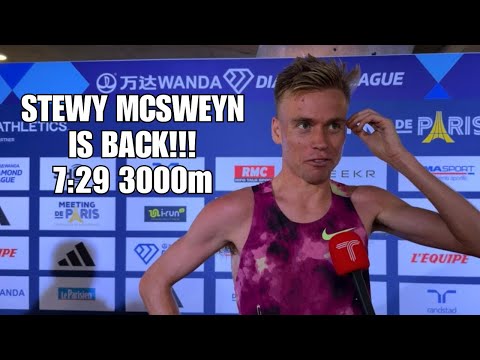 McSweyn is BACK with 7:29 3000m | Paris Diamond League