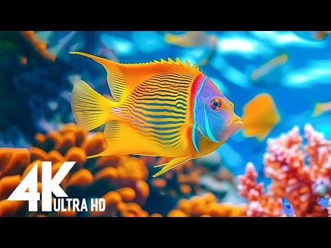 Aquarium Video 4k (ULTRA HD) 🐠4k footage of rare sea creatures. Relaxing music