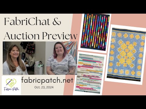 FabriChat hang out and the LAST reveal before the big fundraiser auction!