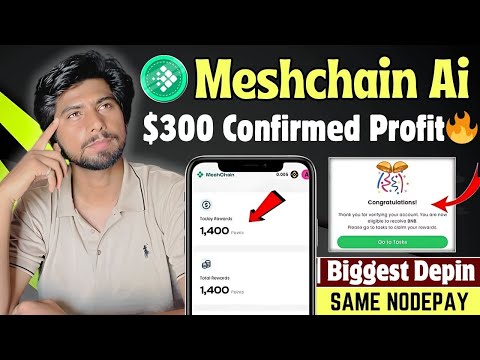 Meshchain ai Airdrop | Today New depin Airdrop, meshchain airdrop Mining