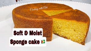 🇬🇾Guyanese Light & Fluffy Sponge Cake 🇬🇾#spongecake #christmasrecipe #holidaycake