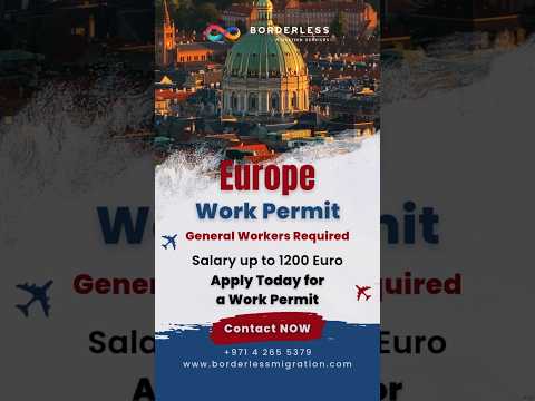 Looking to start a new journey in Europe? #europe #workpermit #europeanunion #borderlessmigration