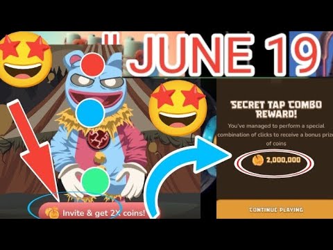 June 19 Memefi coin secret combo today  Memefi coin not working Memefi level 3 secret