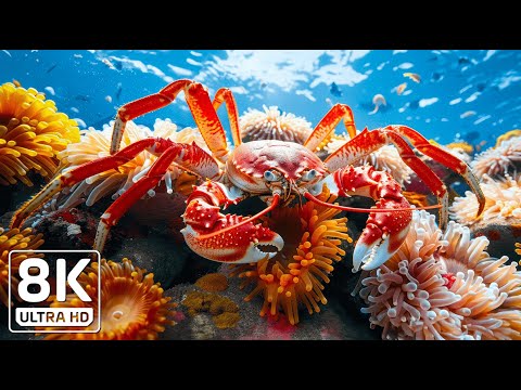 Sea Elegance 8K - Graceful Marine Creatures in a Serene Underwater World