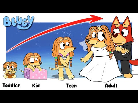 What If The Characters In Bluey Growing Up | Try Not Laugh | GO WOW