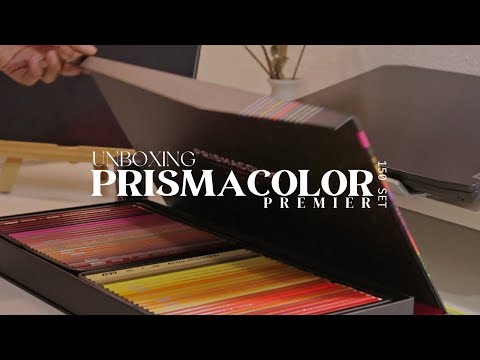 unboxing 150 prismacolor premier colored pencils ✨✍🏻