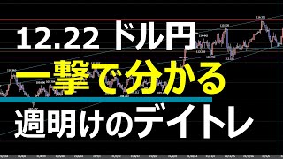 12.22 FX速報 ドル円トレードポイント