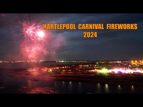 CARNIVAL FIREWORKS 2024 HARTLEPOOL HEADLAND