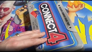 Hasbro Gaming Roadtrip Connect 4 Unboxing & Review - Connect 4 Travel Size Game