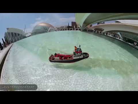 Ciudad De Las Artes y Las Ciencias. City of Arts and Sciences, Valencia. Insta 360 RS 1Inch 360.