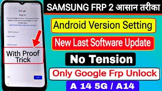 Without PC 2025:- Samsung A14 5G / A14 FRP BYPASS Android 14 | Samsung Frp Bypass 2024 💯% Work Frp