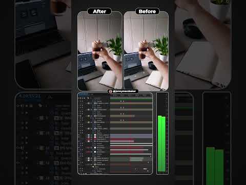 Generative AI milkshake after effects edit before and after! #aftereffects #videoediting #btsedit