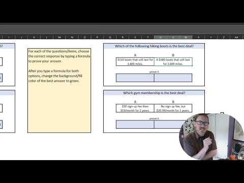 CIS101 -- Solving Financial Problems with Excel (Assignment Demonstration)