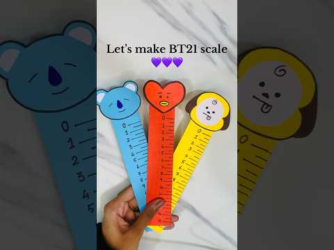 BT21 scale 💜🫶 #bts #btsarmy #btsmerchandise