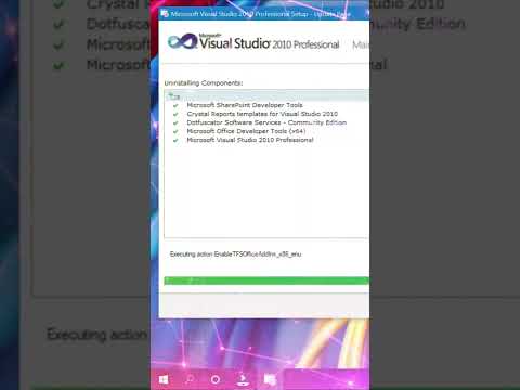 👆Akkamitti MS Visual Studio 2010 Kompiitara Irraa Balleessina? | How to uninstall MS Visual Studio?