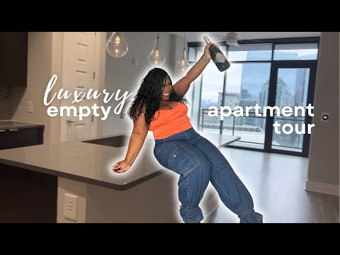 I MOVED!! | MY EMPTY APARTMENT TOUR IN ATLANTA 2024 ❤️🎉