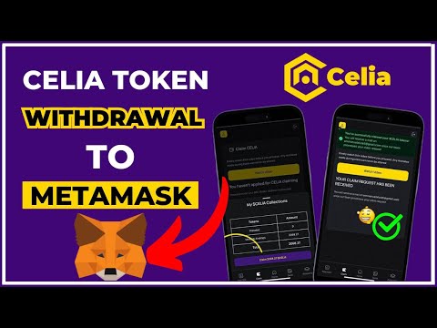 How To Claim Your Celia Airdrop || Celia Token Withdrawal To Metamask #celia #celiaexchange