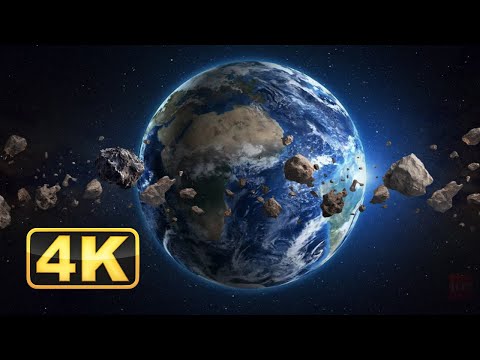 4K Earth Screensaver | 1 Hour Relaxing Video for Meditation. Relaxing music. Awesome Space video