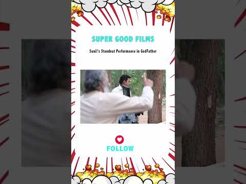 Sunil's Transformation: From Comedy to Intensity in GodFather #supergoodfilms #youtubeshorts #shorts