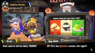 Splatoon 3 - Bread vs. Rice vs. Pasta Splatfest Results