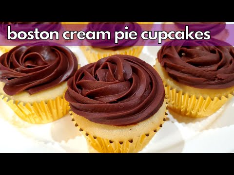 How to Make Boston Cream Pie Cupcakes!