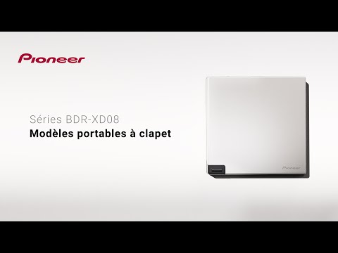 Pioneer  Graveur BD/DVD/CD portable de la série BDR-XD08 Introduction