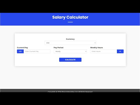 Salary Paycheck Calculator in PHP with MySQL database