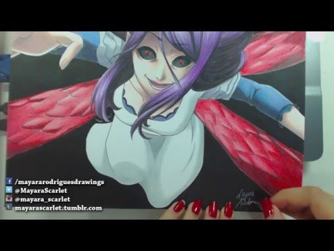 Speed Drawing Challenge #3 (Kamishiro Rize)