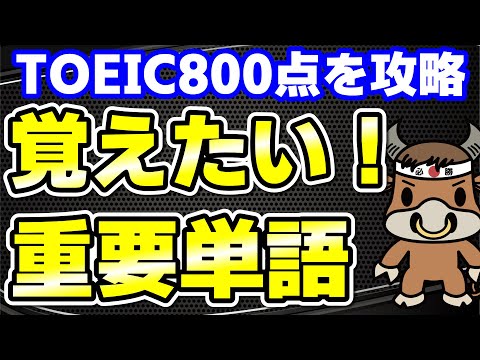 【TOEIC800点対策】この10個の英単語すぐにわかりますか㉓