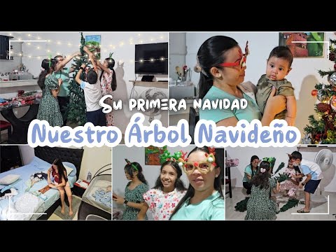 ASÍ QUEDÓ NUESTRO ARBOL DE NAVIDAD 🎄⛄️ Tiempo en familia 💖🥰