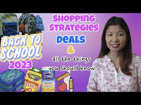 Back To School 2023 Shopping Strategies and deals | School Shopping in budget 🛒