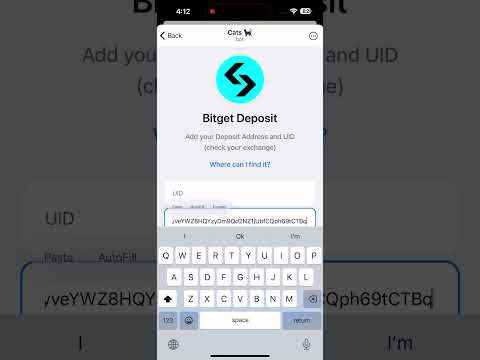 How to connect cat wallet with Bitget #cats #cat #catsoftiktok #wallet