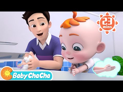 This Is the Way We Wash Our Hands | Wash Your Hands Song + Baby ChaCha Nursery Rhymes & Kids Songs