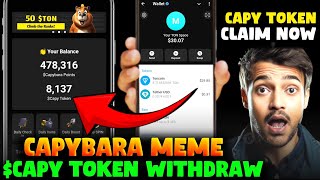 Capybara Meme AirDrop CLAIM | Capybara Meme Airdrop Withdrawal | CapyBara Meme Listing Date | Update