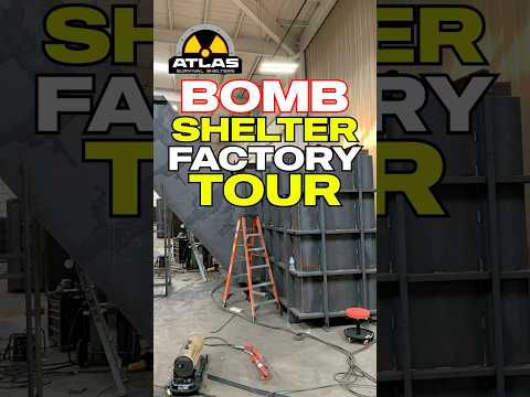 Atlas BOMB SHELTER factory tour #atlassurvivalshelters #bombshelter #falloutshelter