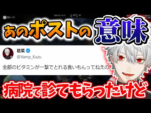 実は健康診断を受けていた葛葉、その結果は...?【にじさんじ切り抜き】【葛葉/釈迦/VCRGTA2】