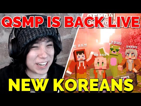 Quackity Welcomes TWO HUGE Korean Creators on QSMP Minecraft