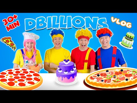 Funny Chef. How to Make Cakes, Pizza and Fruit Breakfast | D Billions VLOG English