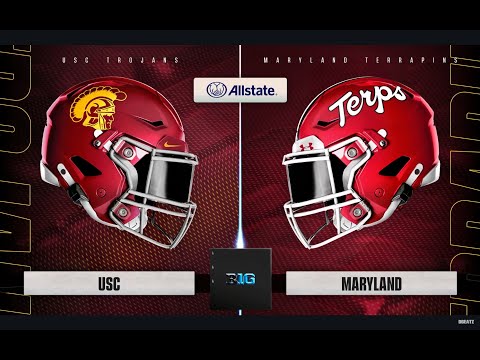 COLLEGE FOOTBALL USC TROJANS VS. MARYLAND TERRAPINS FULL GAME!