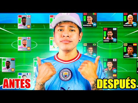 MEJORÉ AL MAXIMO 100% A LOS PEORES JUGADORES de DREAM LEAGUE SOCCER 2024