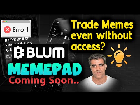 How to Buy, Sell & Trade Blum Memecoins | Memepad Coming Soon! | Crypto101