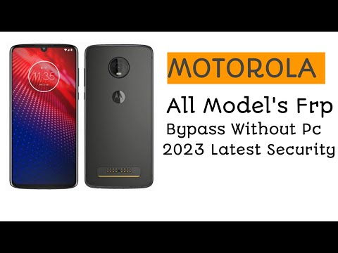 Motorola Moto Z4 Frp Bypass Xt1980-4 Google account bypass without pc