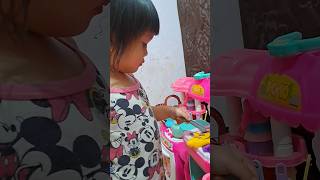 DIY UNBOXING KITCHEN SET TOYS🤩#shorts Azeeza Usammi