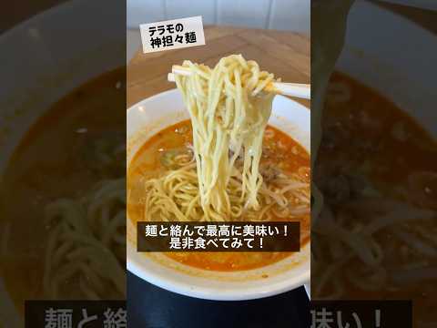 オーソドックスな担々麺こそ至高(テラスモール松戸 東京餃子軒 四川担々麺とミニ炒飯) #shorts #飯テロ #ラーメン #ランチ #グルメ