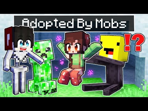 Adopted By MOBS In Minecraft! ( Tagalog )