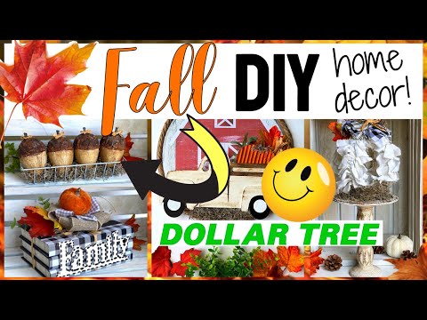 🍁Never Before Seen AMAZING Acorn Craft!/Dollar Tree Fall DIYS/Hot Humble Pie