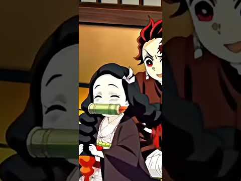 Nezuko cute moments 🤩🤩😝😝demon slayer anime edit short edit nezuko edit