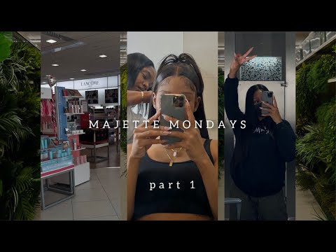 bday trip prep vlog - beyonce tickets, missed flights,  new hair install + chaos | majette mondays